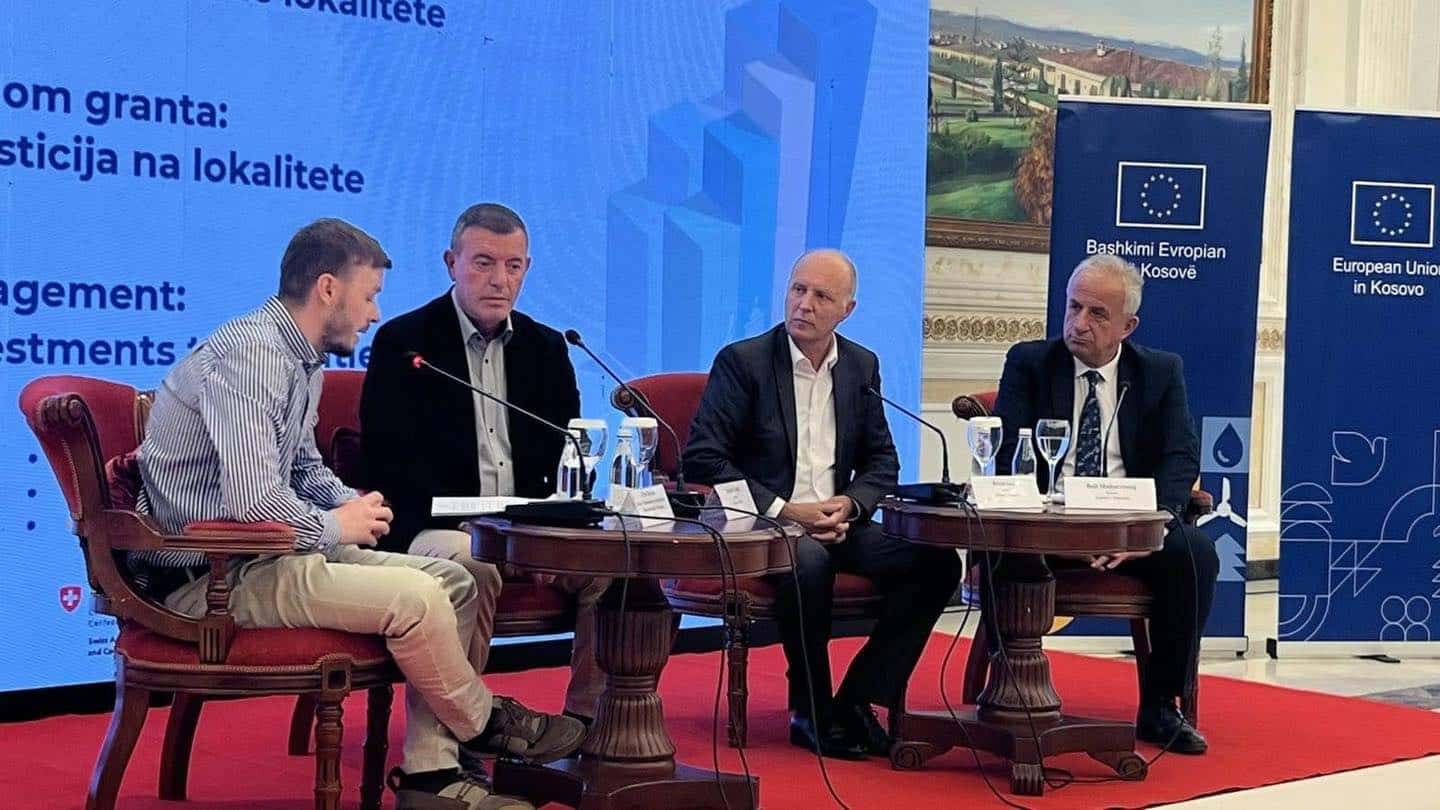 Kryetari Gashi mori pjesë në Konferencën për Grantin e Performancës Komunale