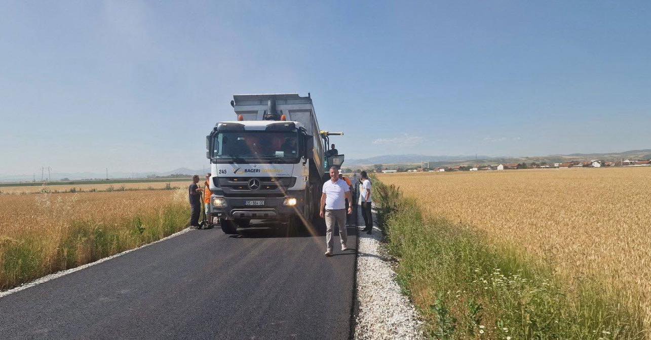 Kryetari i Komunës së Obiliqit, Xhafer Gashi, ka inspektuar nga afër punimet