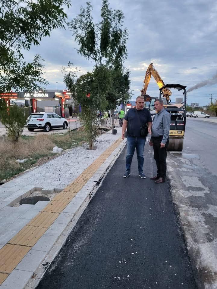 Kryetari i Komunës së Obiliqit, Xhafer Gashi, ka parë nga afër fillimin e asfaltimit